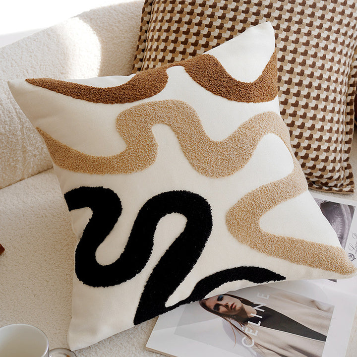 Nordic Pillowcase, Linen, Dots and Patterns