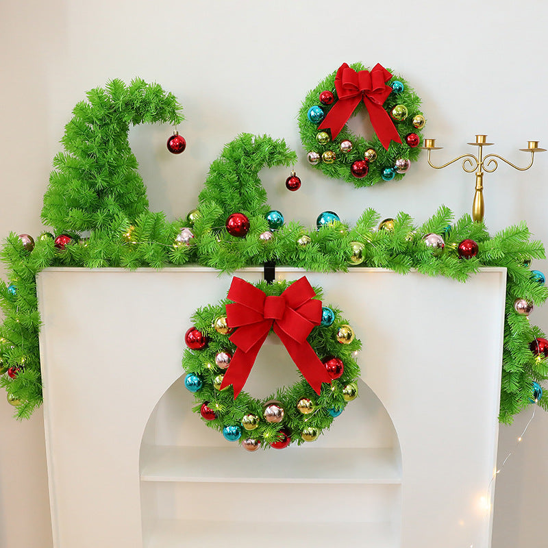 Christmas tree or garland, apple green, 30-60 cm