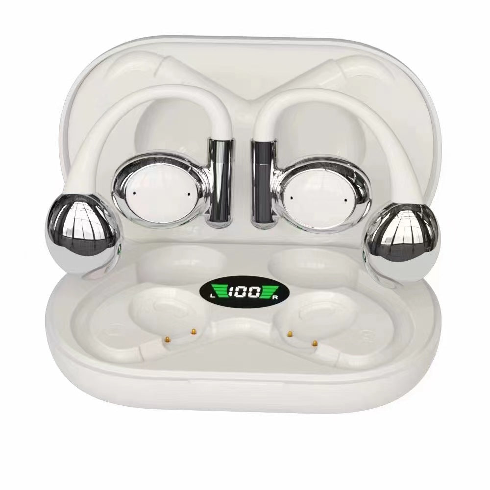 Open Bluetooth headphones with ear hook, noise cancellation
