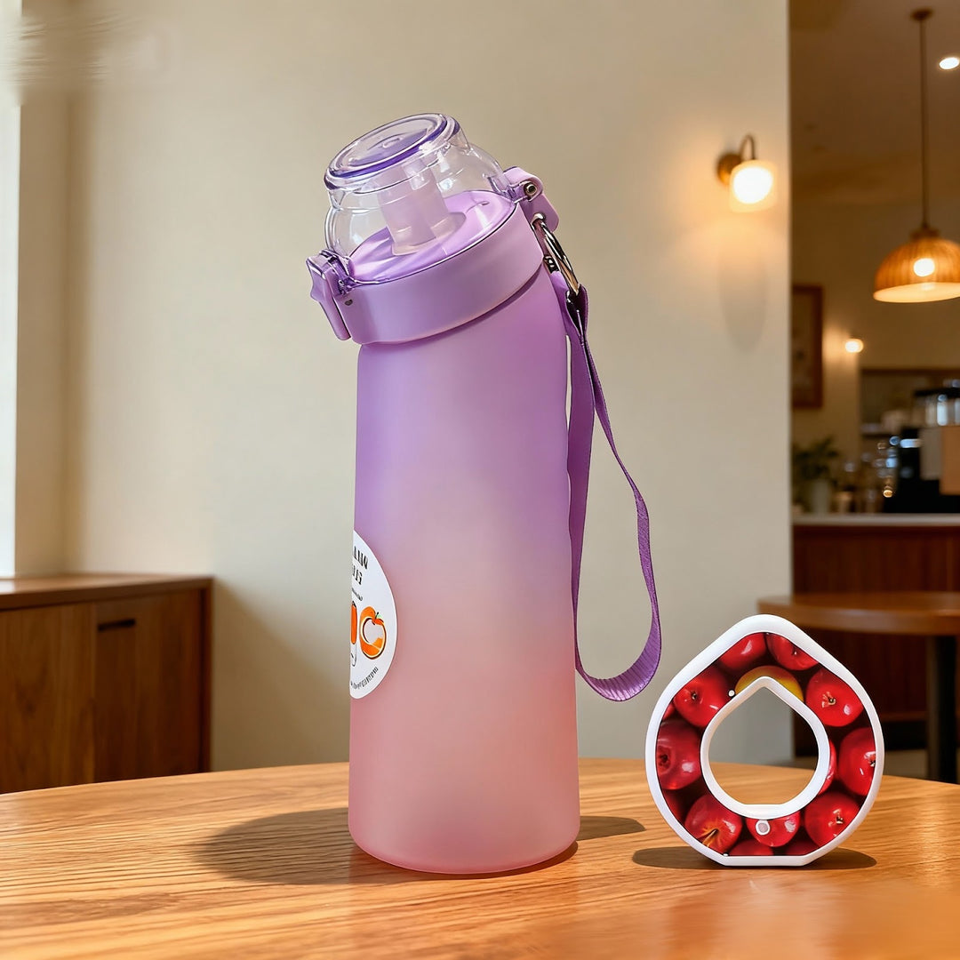 Drinking cup with aroma ring and straw, 800 ml