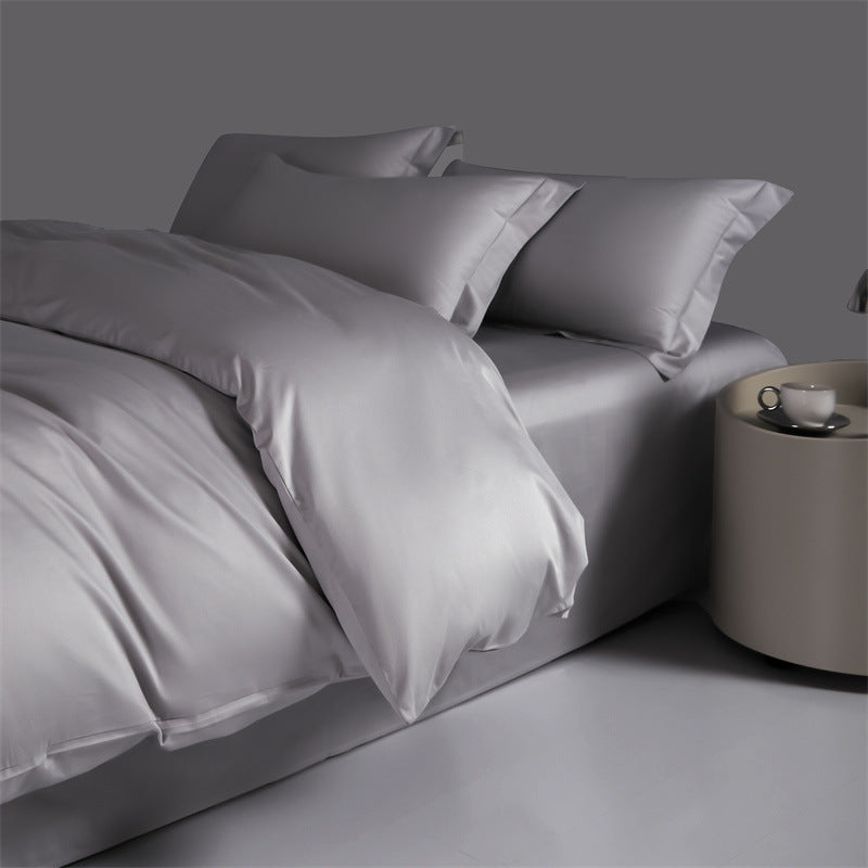 Long-staple cotton bedding, 100, satin binding