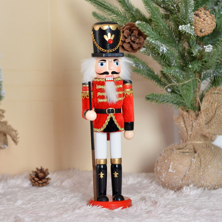 Nutcracker soldier made of wood, 30 cm