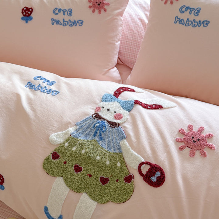 Bedding set, 3-4 pieces, cotton, cartoon