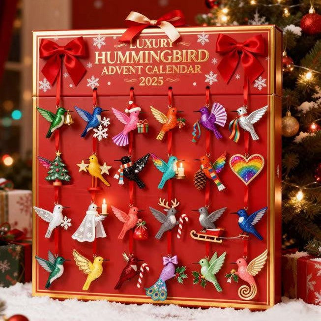 Christmas Advent Calendar with Acrylic Charms