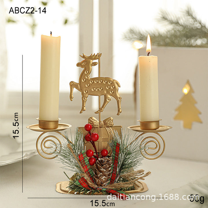 Decorative candle holder made of iron