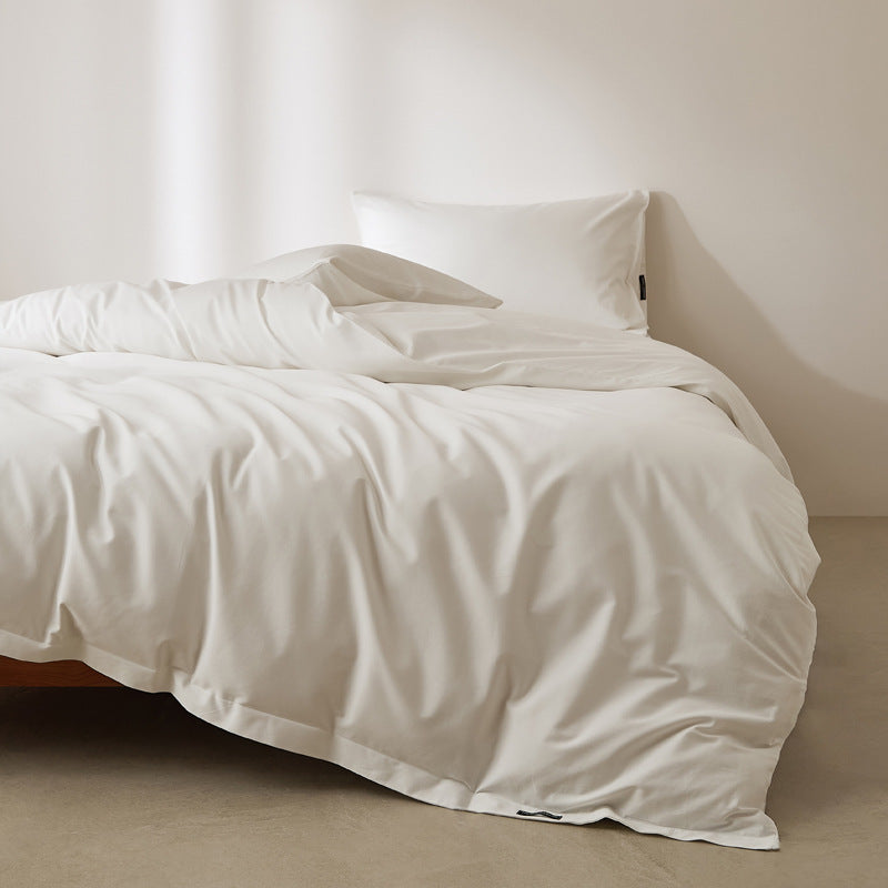 Long staple cotton duvet cover, single piece