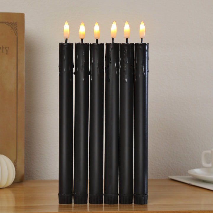 LED decorative candle with deceivingly real flicker effect