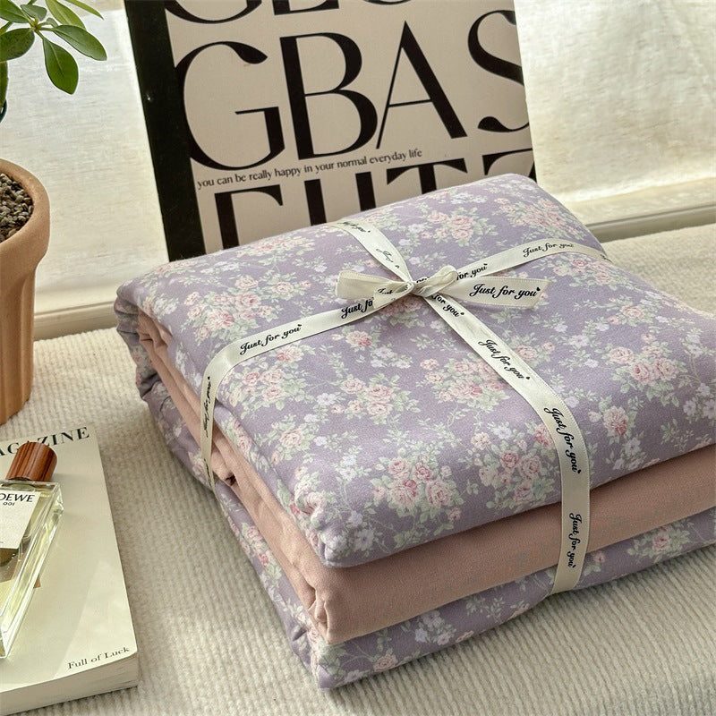 Cotton gauze bedding, 4-piece, summer
