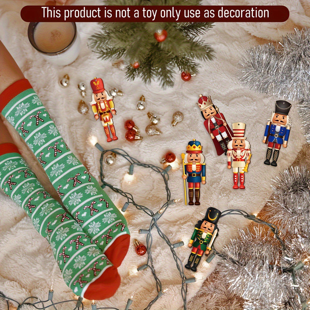 Nutcracker Pendant Set, Wood, Various Sizes