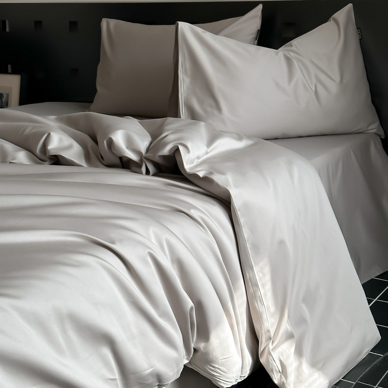 Long staple cotton bedding set, 4-piece, velvet