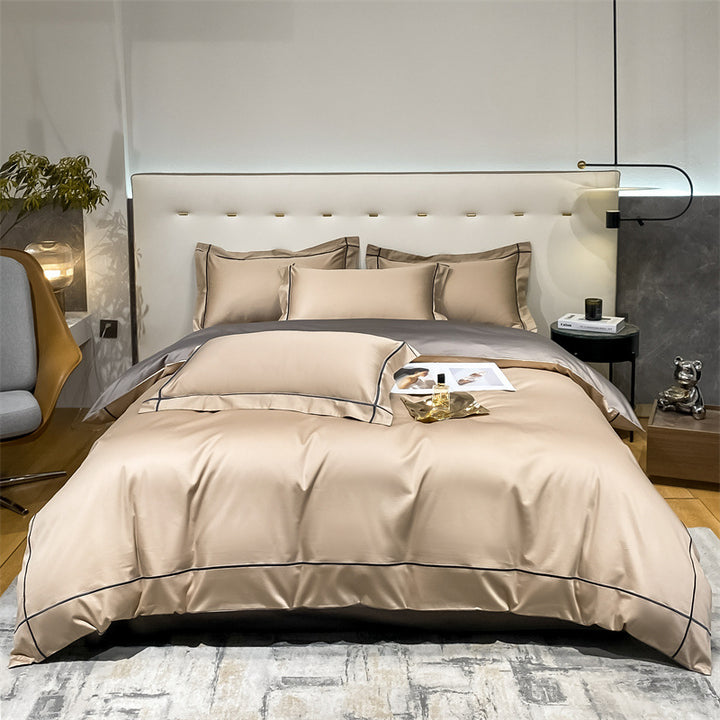 Luxurious bedding set, long-staple cotton, satin weave