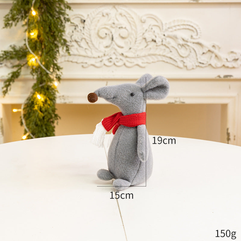 Christmas Gnome and Reindeer Figure Set