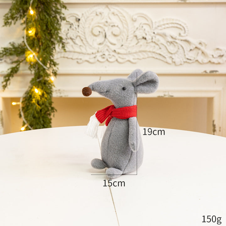 Christmas Gnome and Reindeer Figure Set