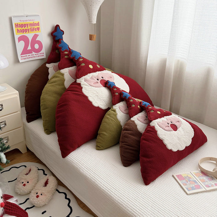 Santa Claus back cushion, plush, removable