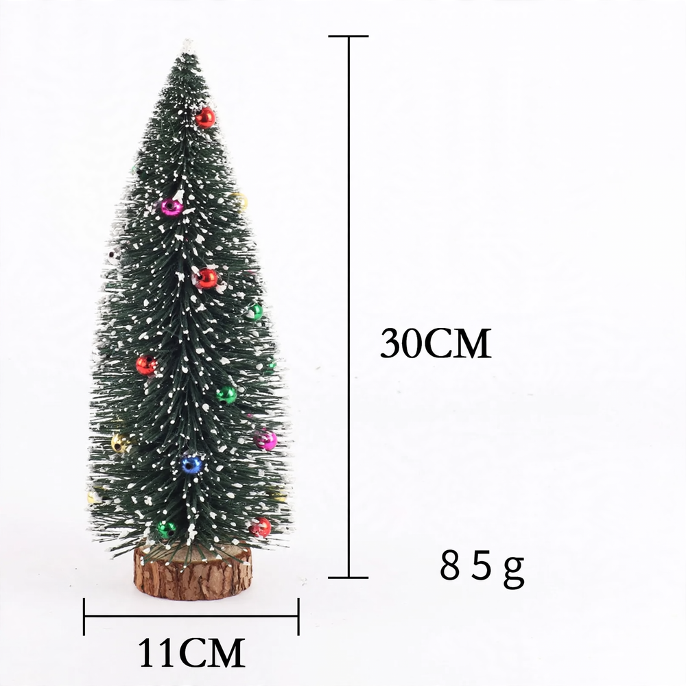 Mini Christmas tree with snow effect