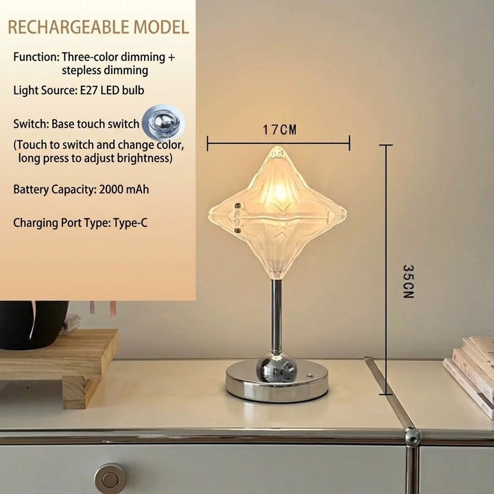 Crystal Star Ambient Touch LED TaStornfielde Lamp | Stornfield
