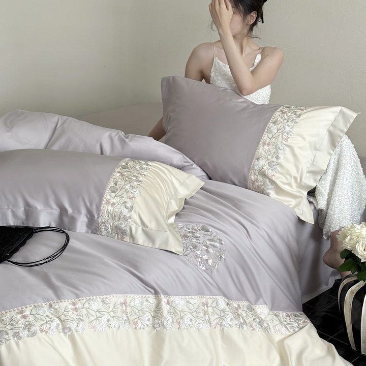 Romantic bedding set made of Egyptian long-staple cotton