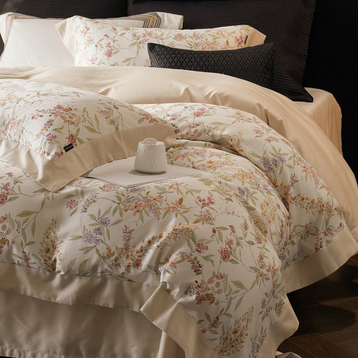 4-piece bedding set, Tencel cotton, brushed, American style