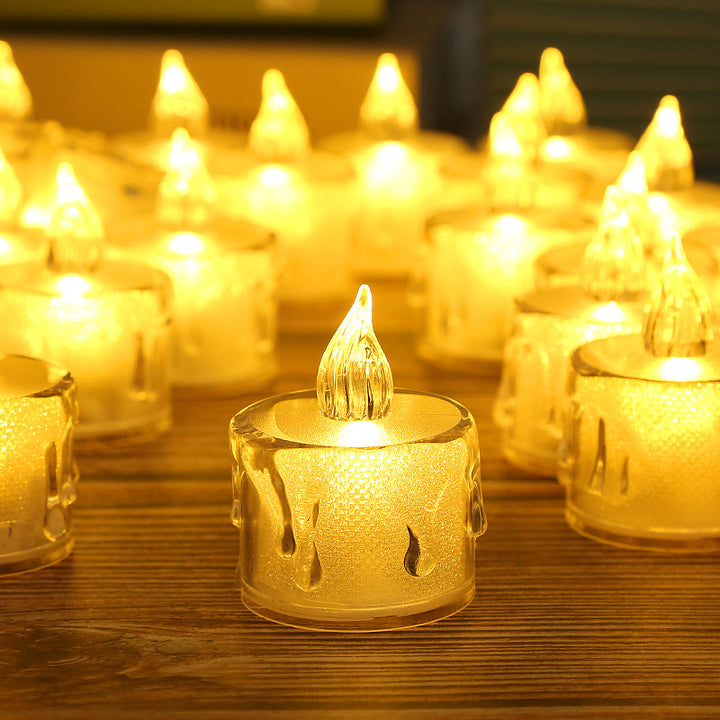 LED Crystal Candle Light for atmospheric lighting
