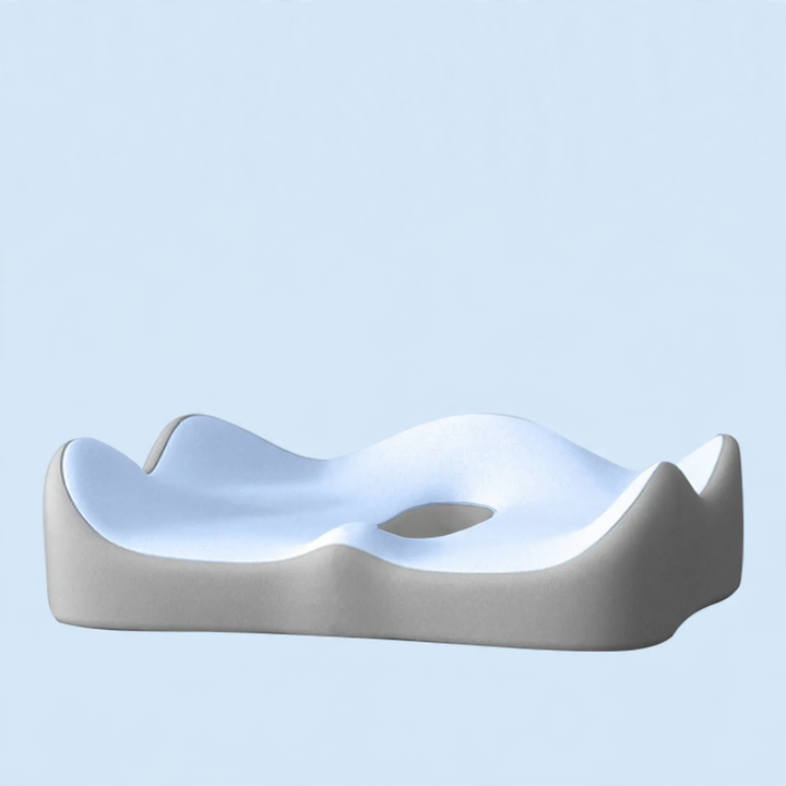 Coccyx relief cushion made of memory foam