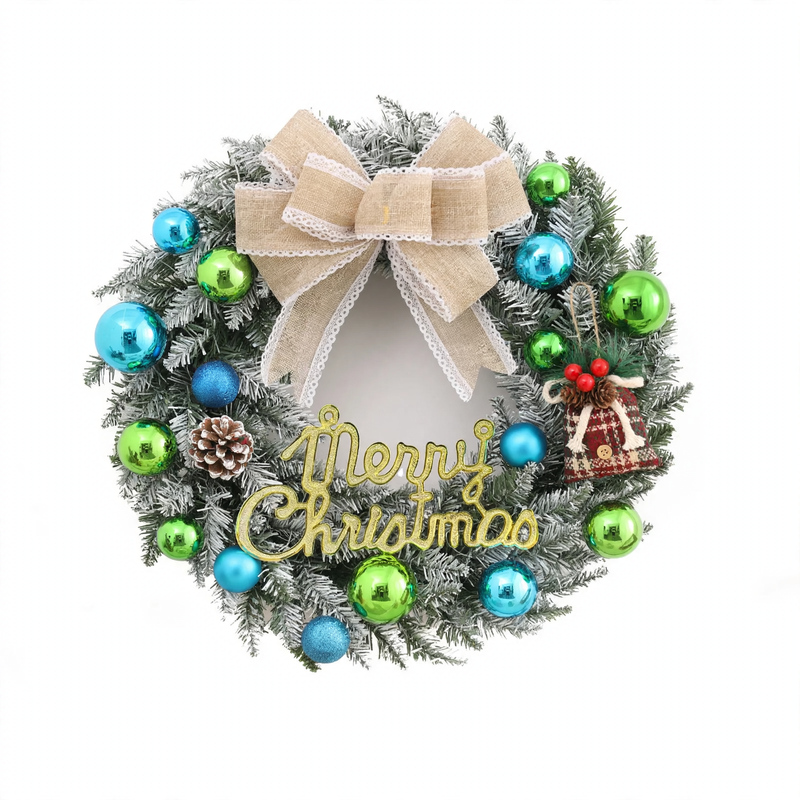 Christmas wreath, PVC, various sizes