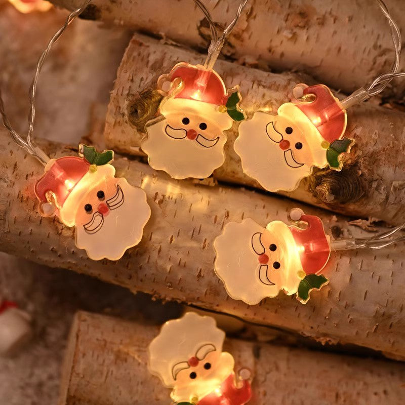LED Christmas string lights, various designs