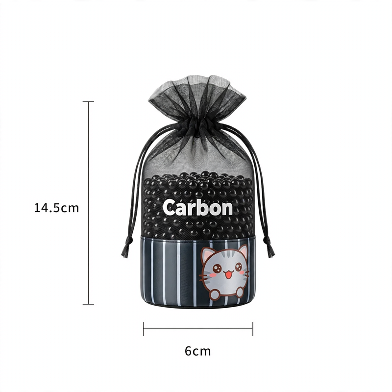 Activated carbon bags for odor neutralization and moisture absorption