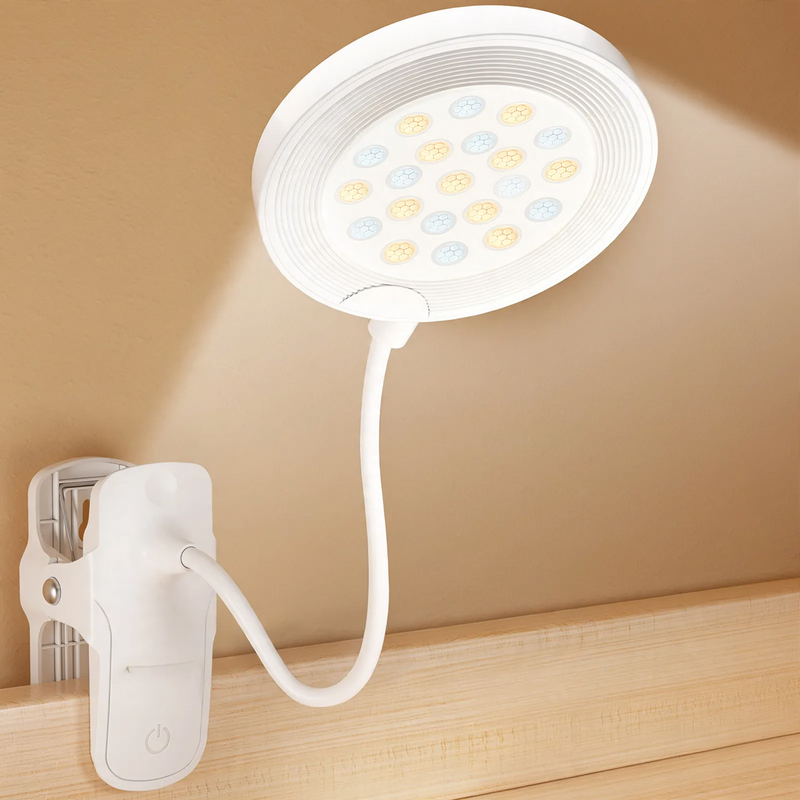 LED Clamp Lamp for Desk and Bed