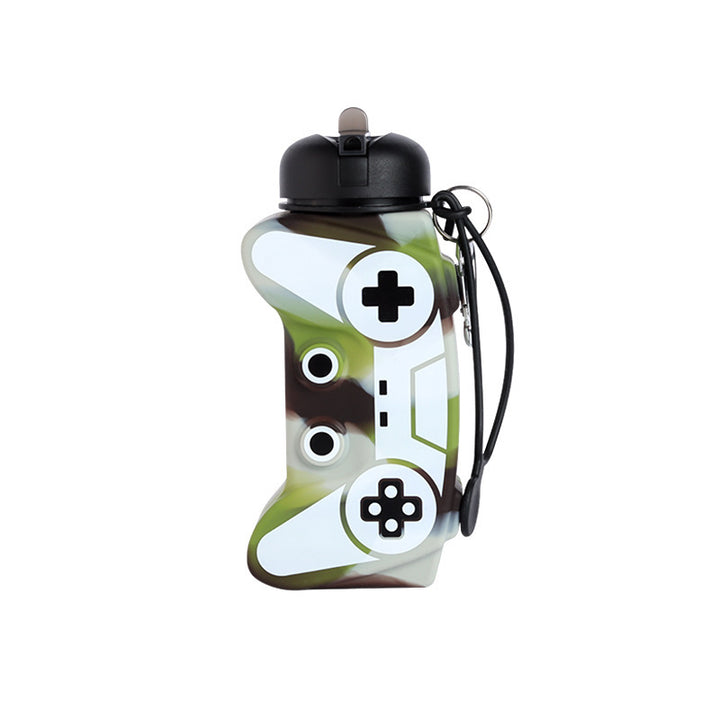 Foldable Silicone Drinking Bottle with Game Design 600 ml
