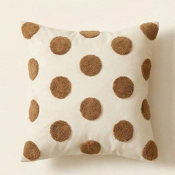 Tufted pillowcase, abstract patterns, 45×45 cm
