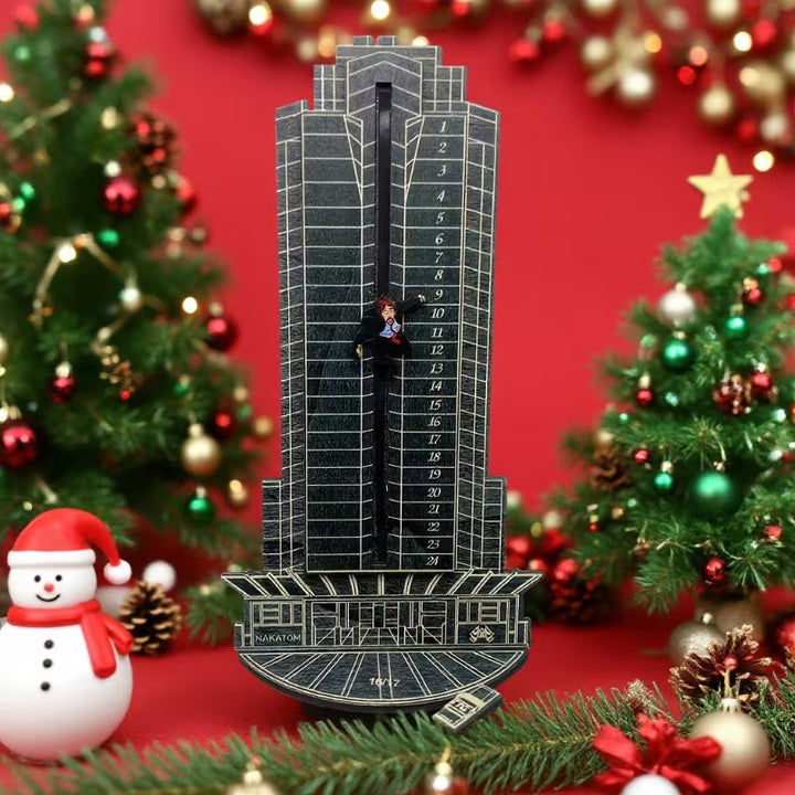 Decorative wooden Advent calendar, European style