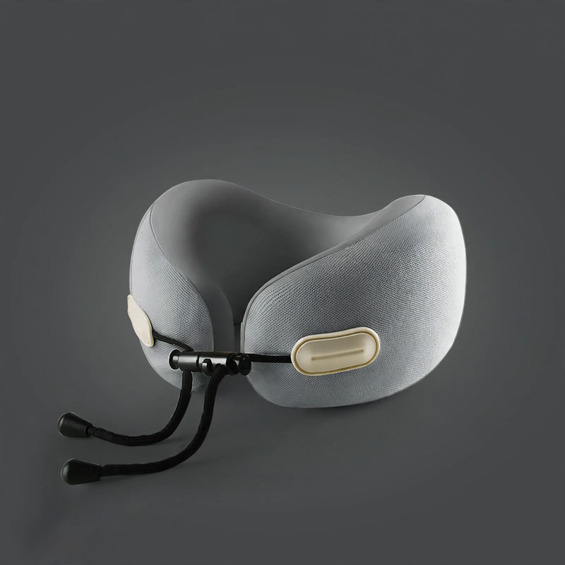 U-shaped neck pillow with memory foam