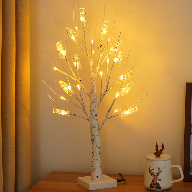 LED tree light with clip function