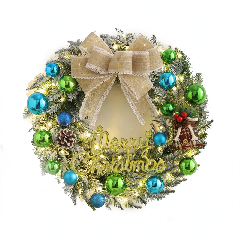 Christmas wreath, PVC, various sizes
