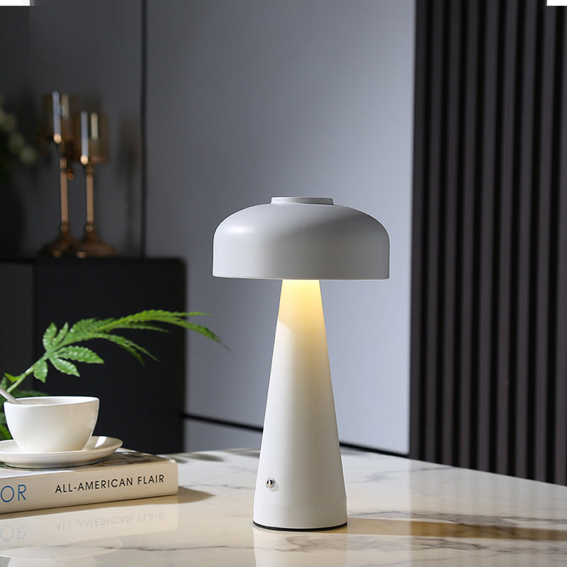 Nightstand lamp with touch switch, rechargeable