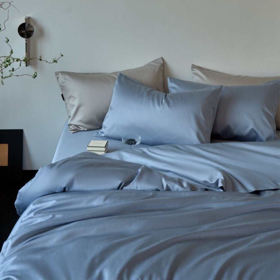 Cooling Tencel Cotton Bedding Set, solid color