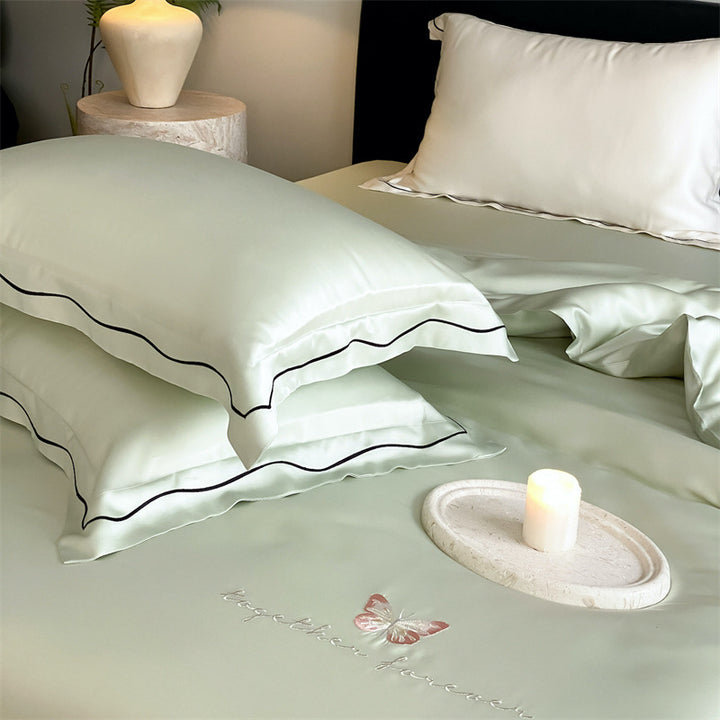 Solid color Tencel duvet cover, Class A, silky and soft
