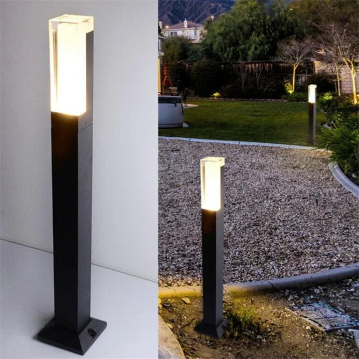 Modern garden lamp made of aluminum - Weatherproof LED outdoor lighting | Stornfield