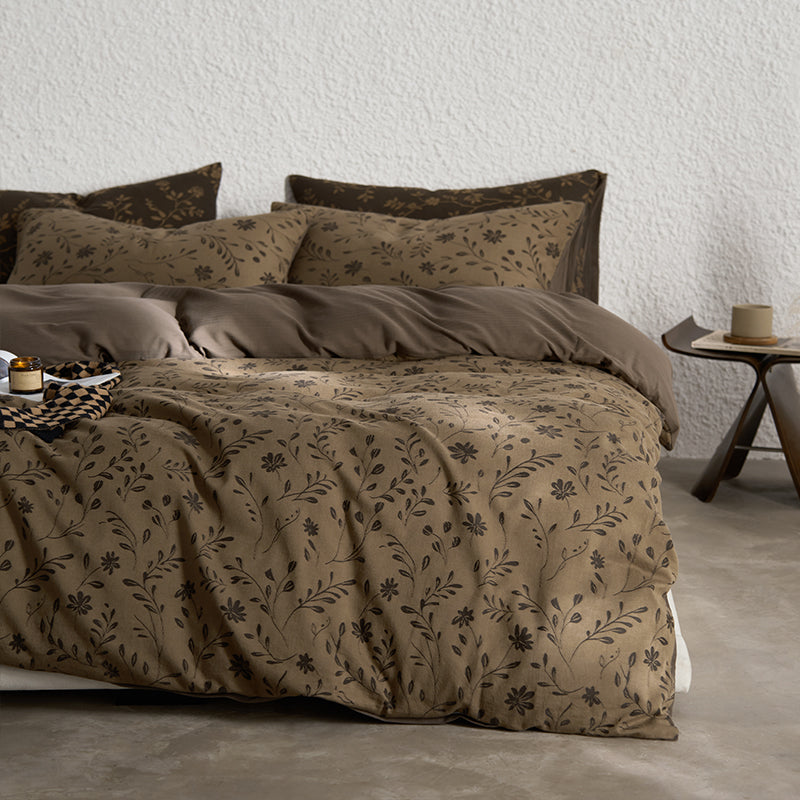 Vintage Bedding Set, Cotton, Jacquard Look