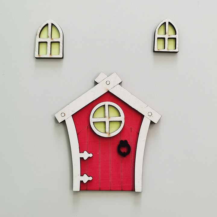 Miniature Elf Door for Dollhouses, 10 cm