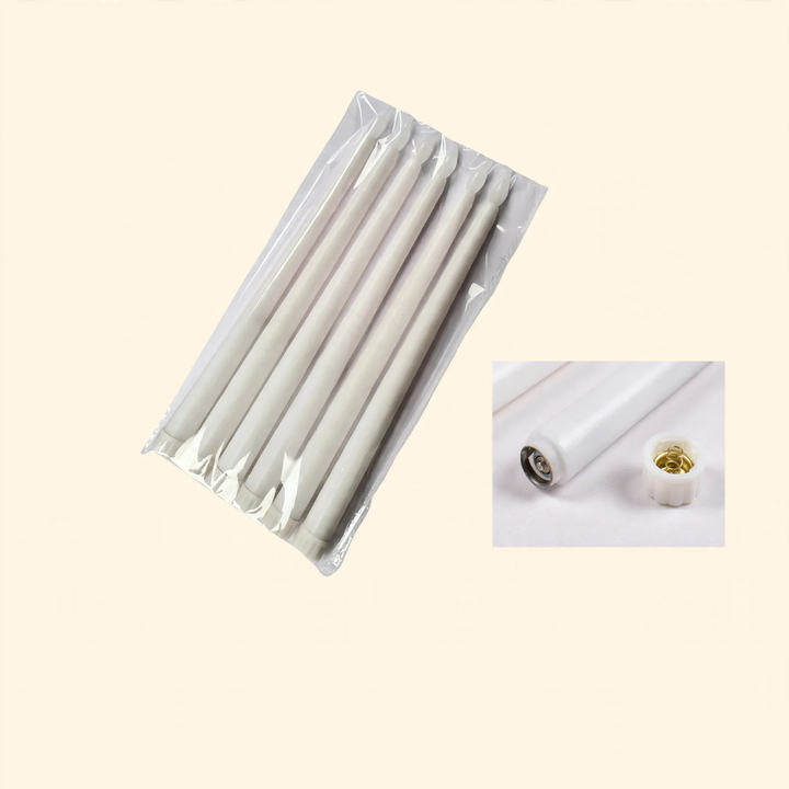 LED taper candle with flame effect