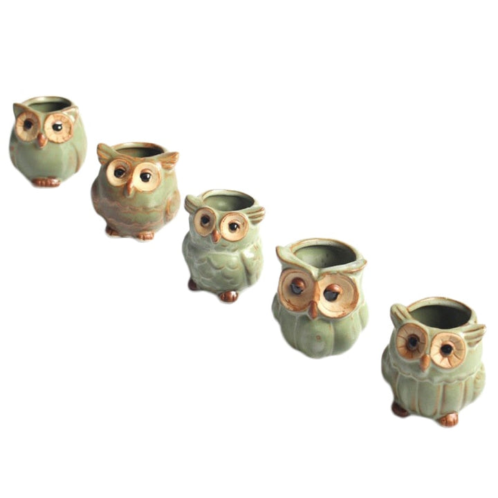 Stornfield Modern Decorative Owl Design Flower Pot