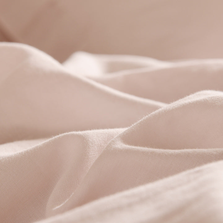 Bedding set made of double-layer cotton muslin with embroidery