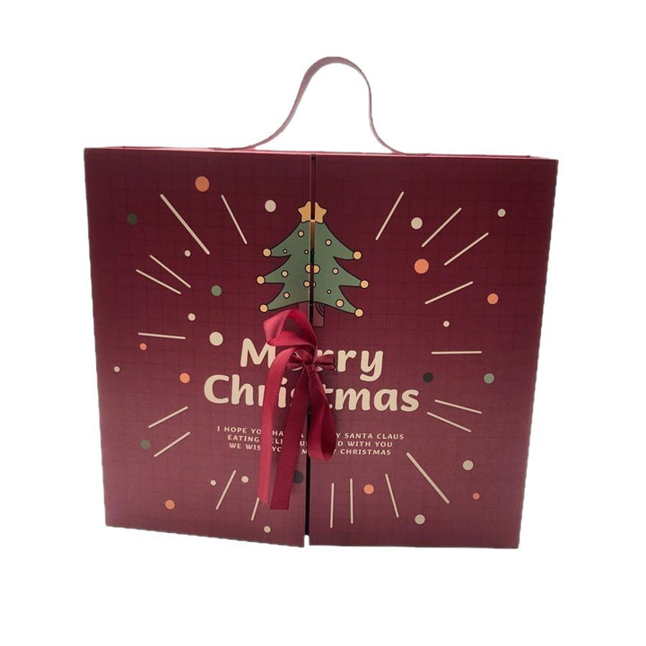 Christmas Advent Calendar Gift Box with Double Door