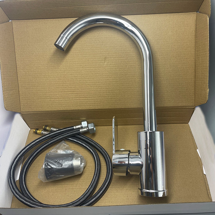 Stainless Steel Kitchen Faucet with Ceramic Valve
