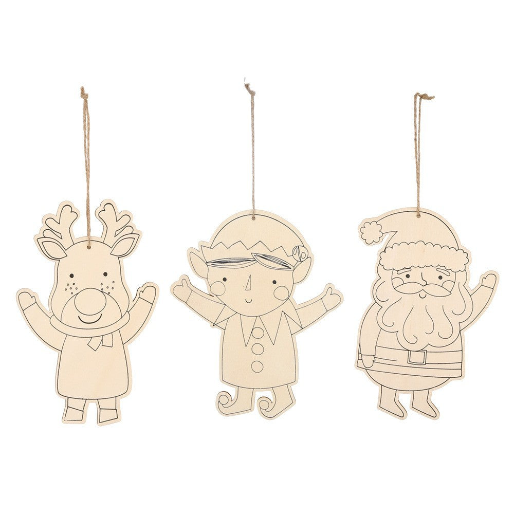 Wooden Gnome Ornament for Christmas Tree