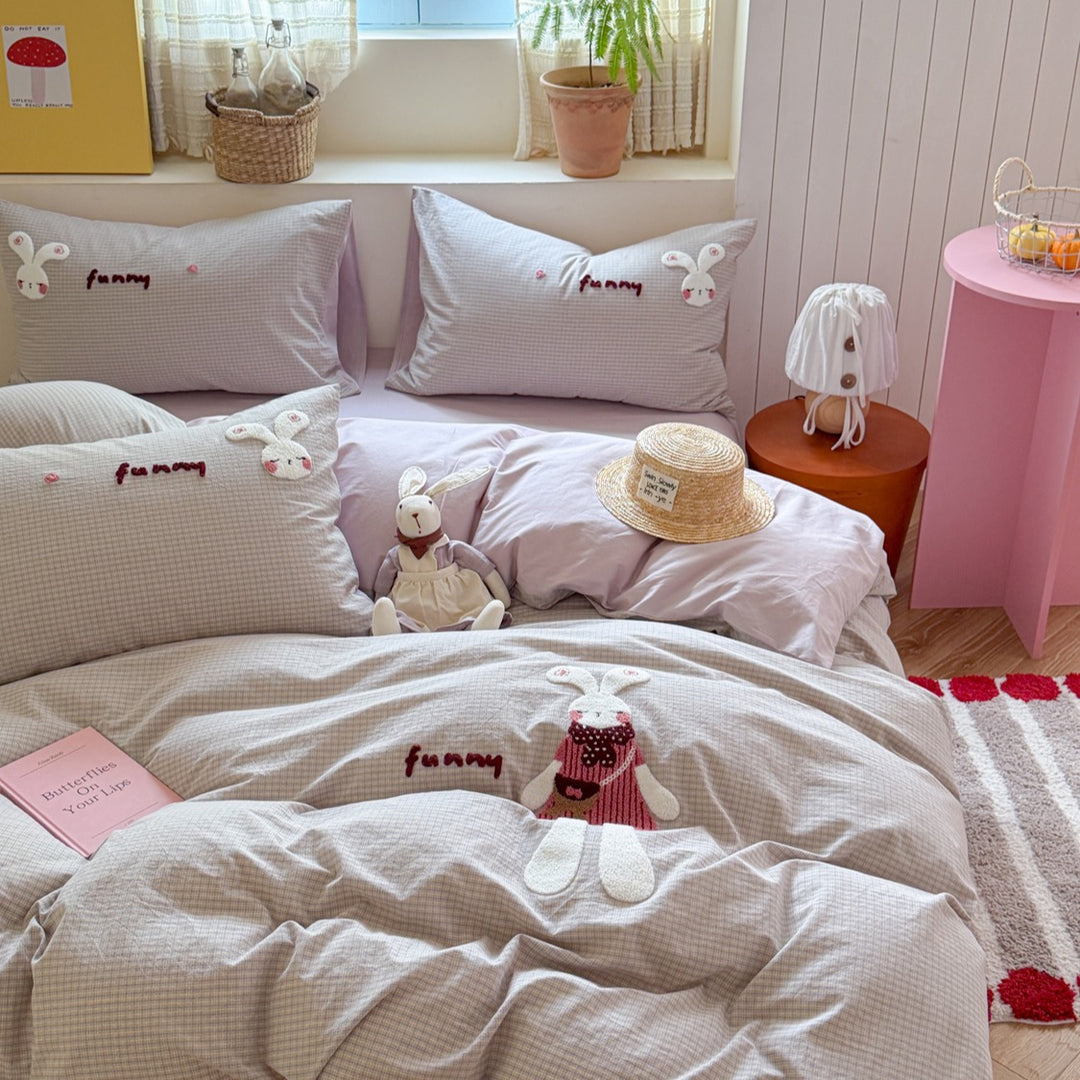 Bedding set, 3-4 pieces, cotton, cartoon