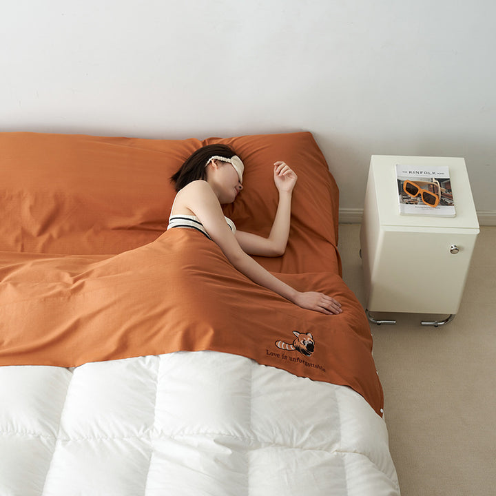Cotton travel sleeping bag, 60s long staple fiber