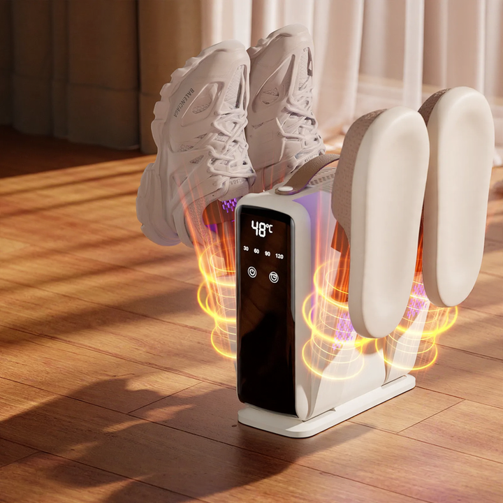 Portable shoe dryer, foldable, with timer, model HXQ-03