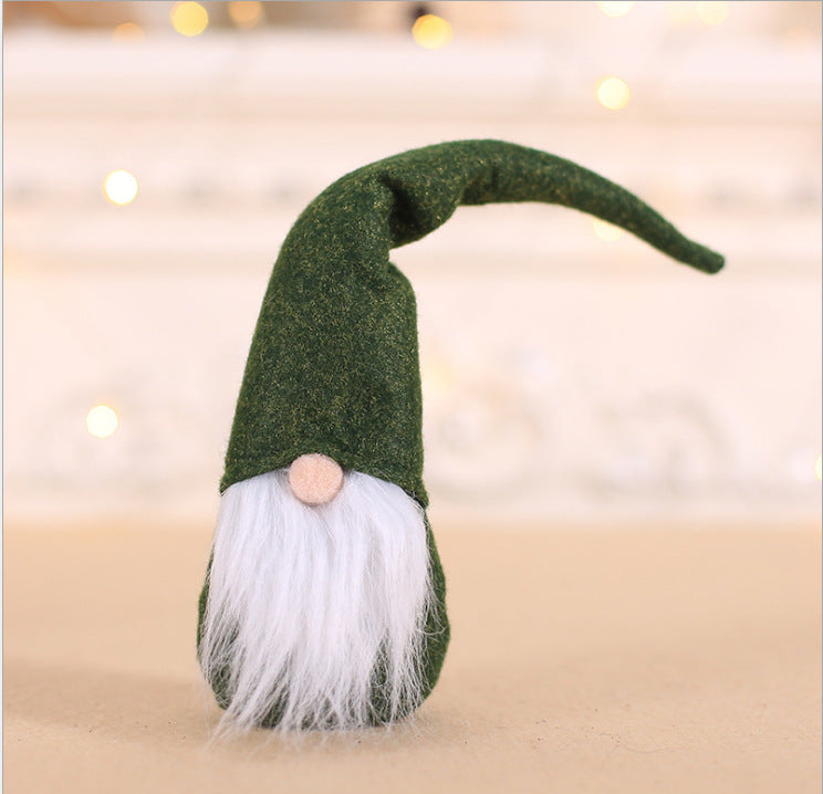 Decorative elf figure made of fabric
